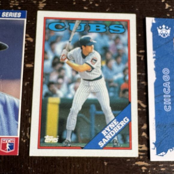 Ryne Sandberg 12 Card Lot With Topps Baseball Leaf Panini Post Score Upper Deck - Picture 3 of 13